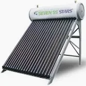 Seven SS Solar 150L Water heater Non-pressure Vacuum Tube (White)